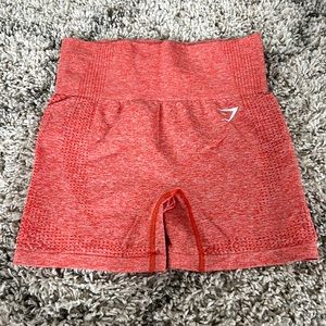 Gym Shark Seamless Shorts Size-M Color-Orange Coral